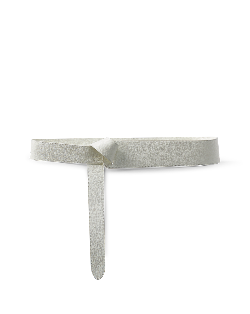 Londra Genuine Leather Belt for Men & Women - Classic White Stylish Waistband - Perfect for Office, Casual Wear & Formal Occasions