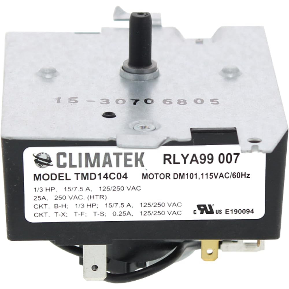 ClimaTek Dryer Timer Control Replacement for GE, General Electric, Hotpoint WE04X20416 - Compatible with Electric Dryers for Home Laundry Use