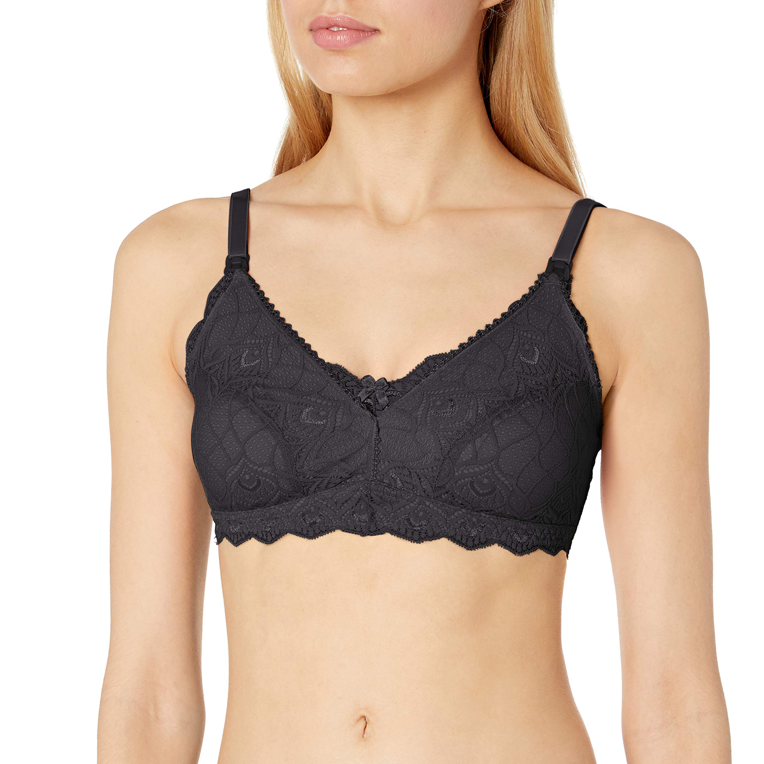 Women's Lace Maternity & Nursing Bralette - Wireless Comfort for Pregnancy & Breastfeeding - Perfect for Everyday Wear, Sleep & Postpartum Recovery