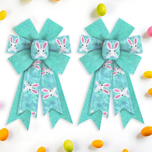 Style 1: 2pcs Blue Bunny