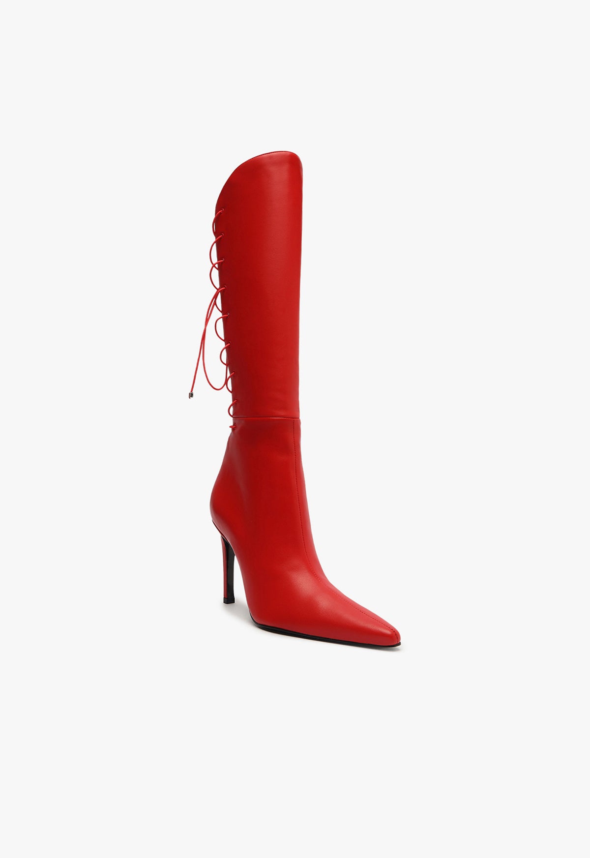 Gwen Women's Nappa Leather High Heel Boots F24 - Stylish & Comfortable for Parties, Work & Night Out