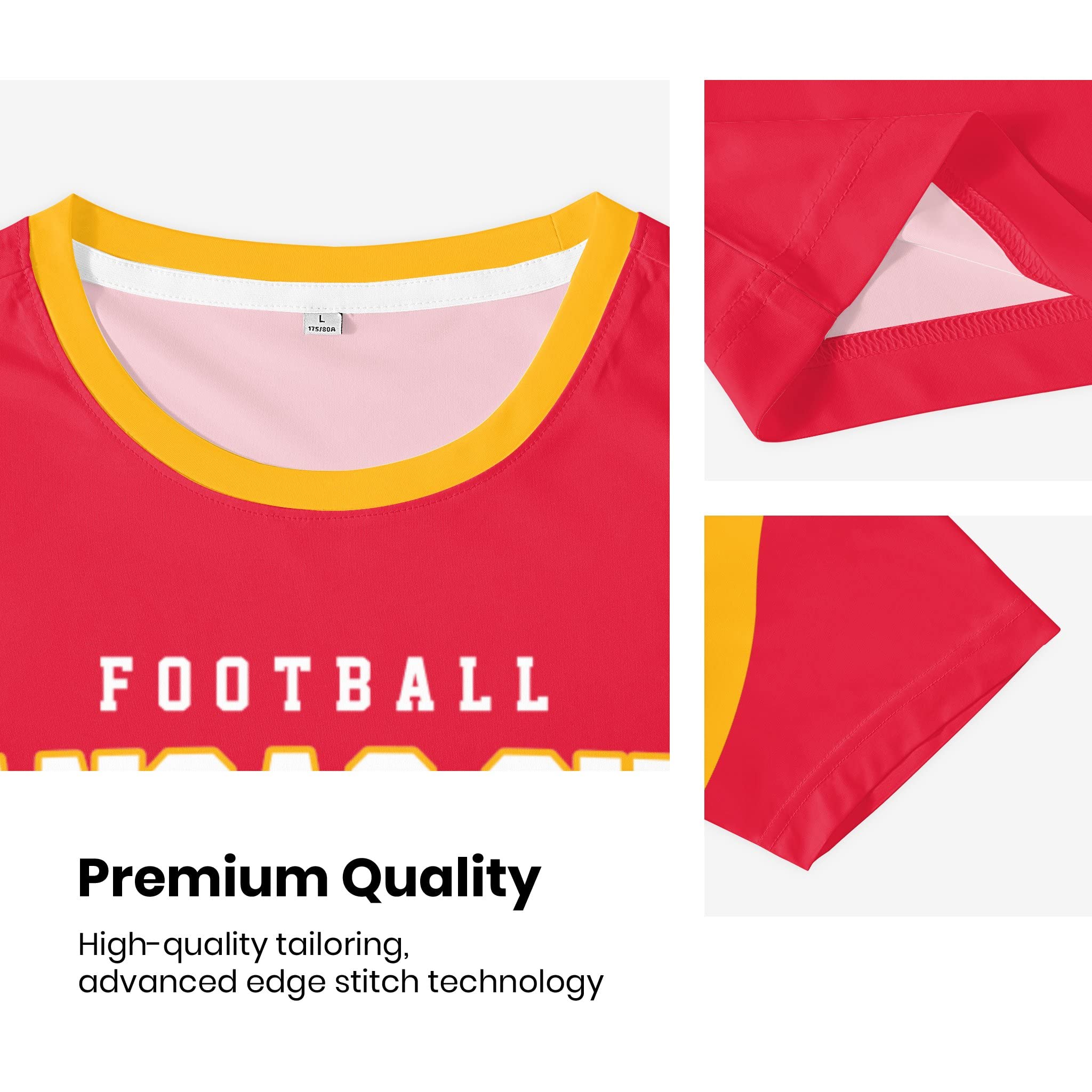 Custom T-Shirts for Men, Women & Kids - Personalized Sports Fan Jerseys with Any Name & Number - Unique Team Apparel for Games, Parties & Gifts - 100% Cotton Comfort Fit