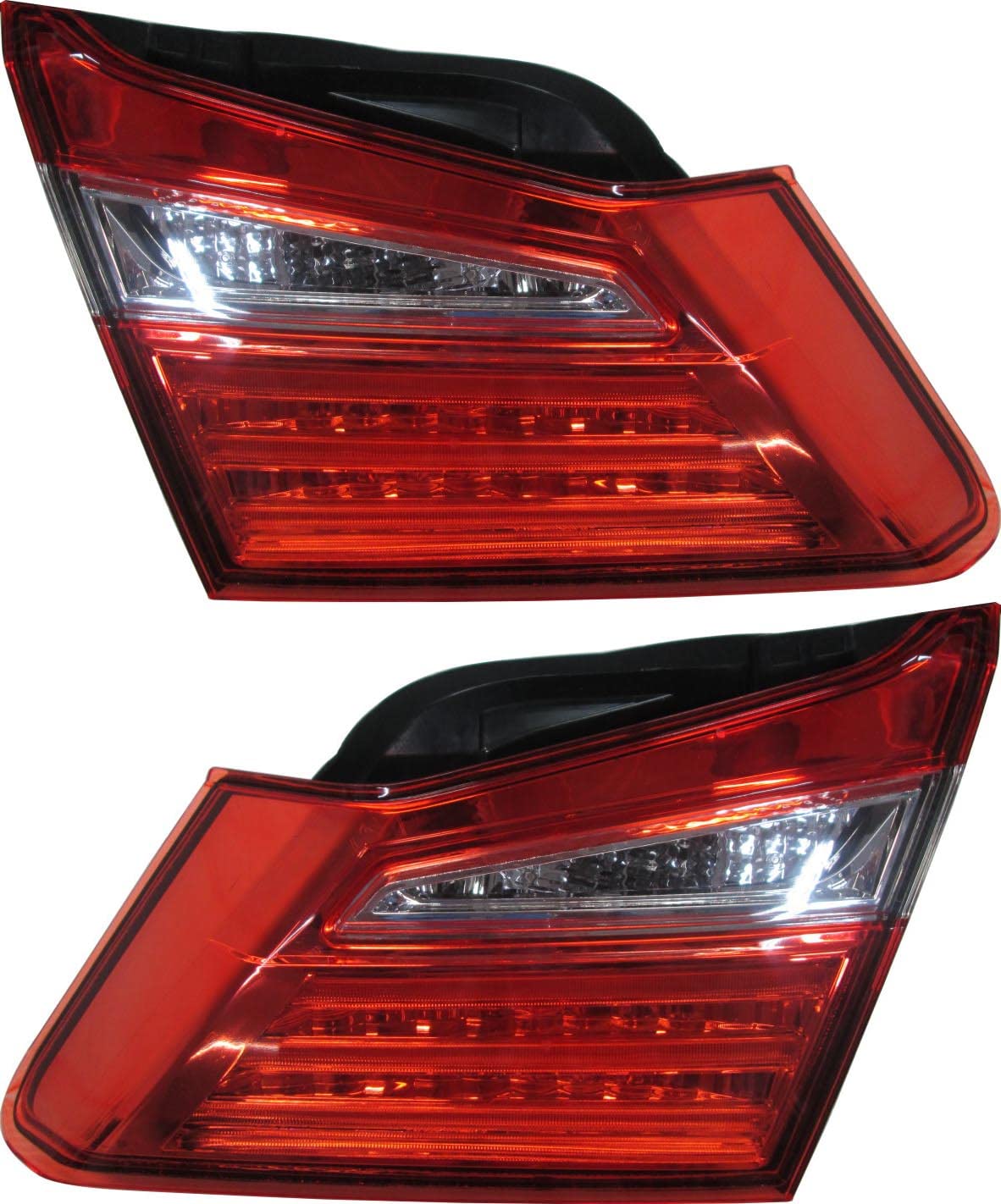 Honda Accord Hybrid Inner Tail Lights Lamps Set - Compatible with 2017 Models - Driver & Passenger Side - Enhanced Safety & Style for Night Driving