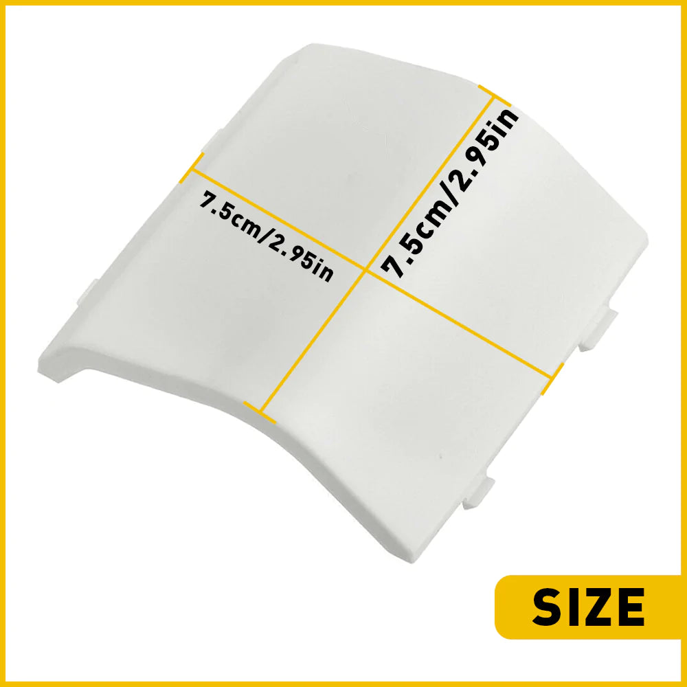 White Interior Overhead Dome Light Cover Compatible with Ford, Mercury & Lincoln Models - Durable Replacement for Car Ceiling Light - Perfect for Night Driving & Interior Lighting