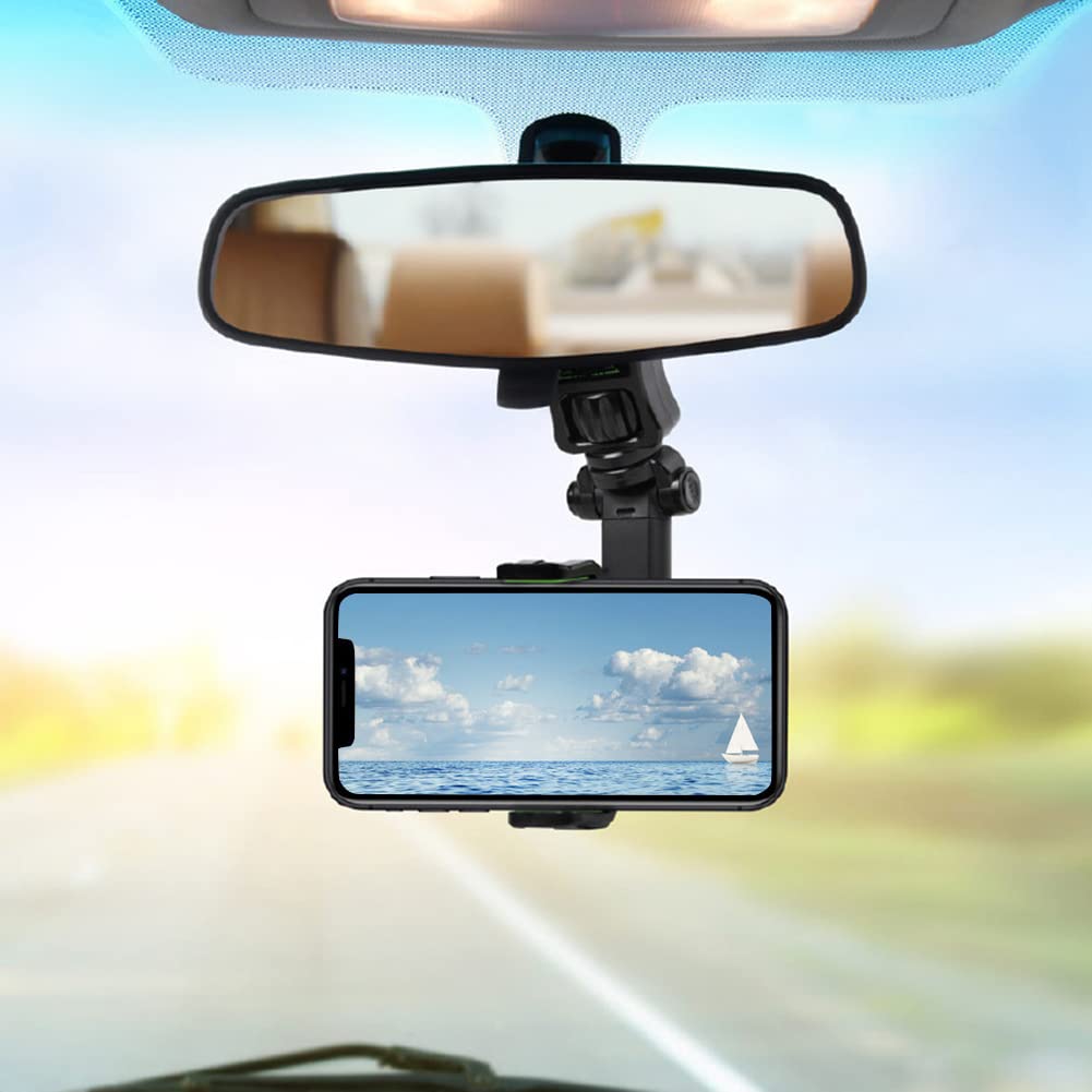 360° Adjustable Car Phone Holder - Universal Headrest Mount for GPS & Safe Driving