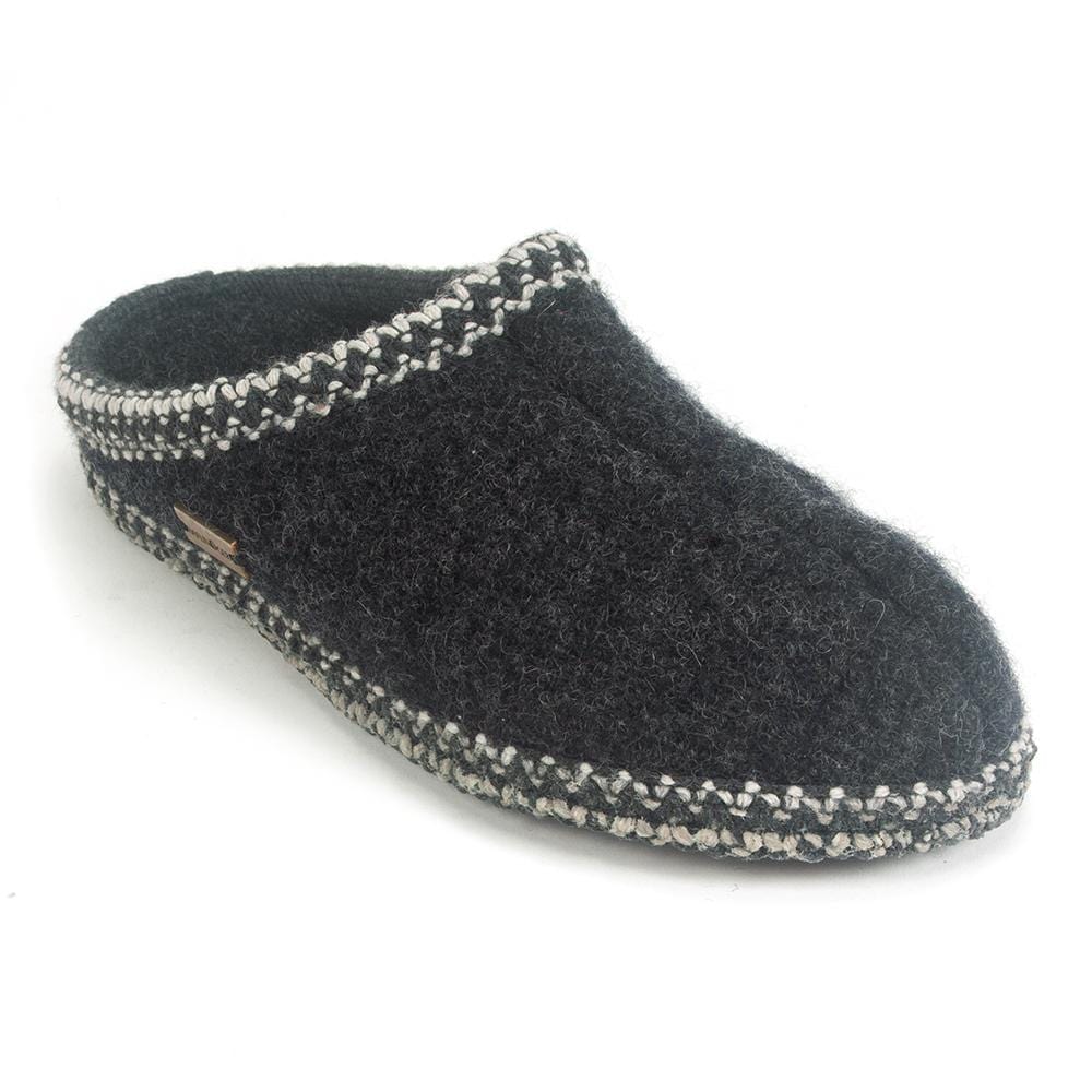 Haflinger AS Wool Slippers for Women & Men - Comfortable Indoor/Outdoor House Shoes for Cozy Home, Office & Travel Use