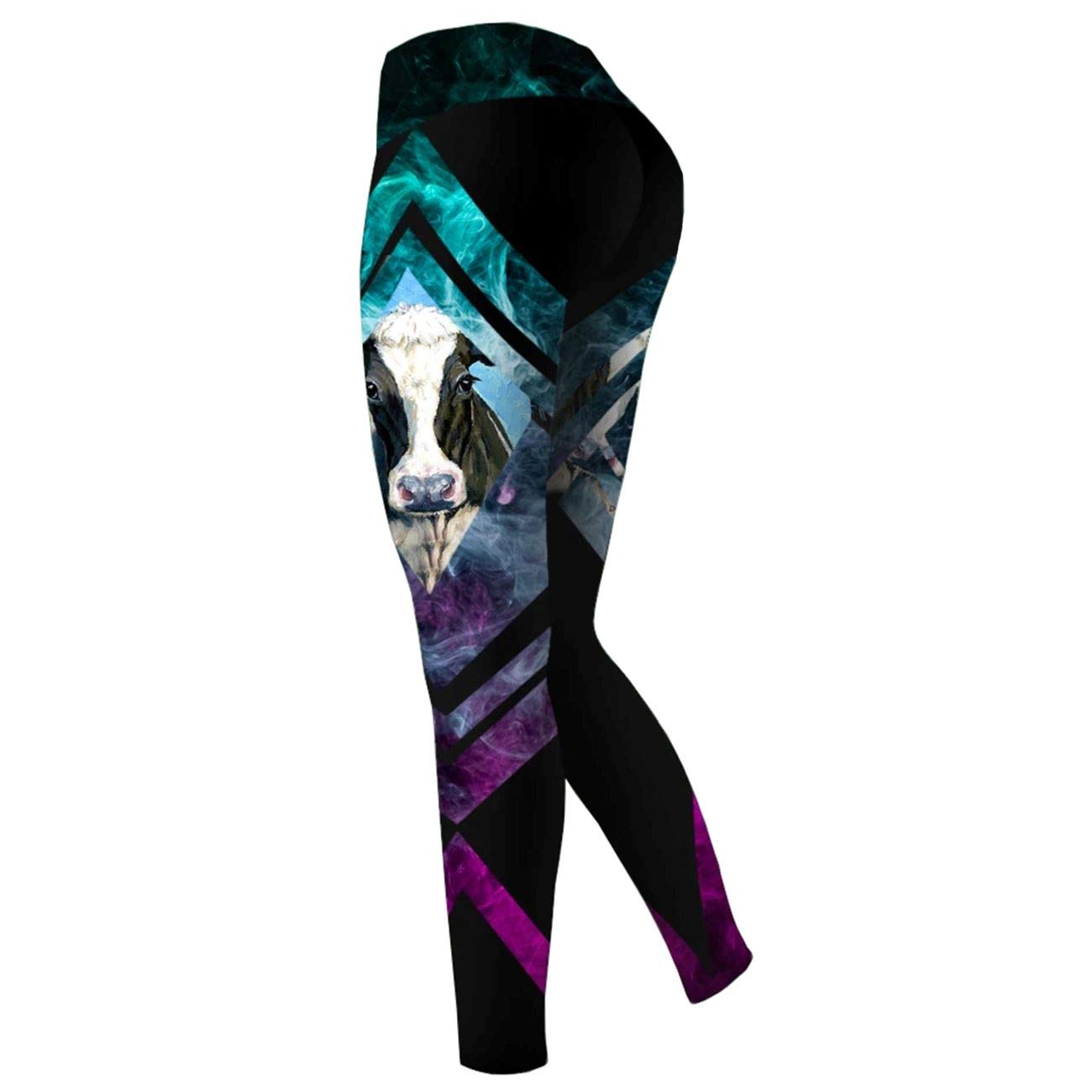 Women's Sugar Skull Yoga Outfit 2-Piece Set - Sport Tank Top & Leggings Workout Activewear for Women & Girls | Perfect for Yoga, Gym, Fitness & Casual Wear