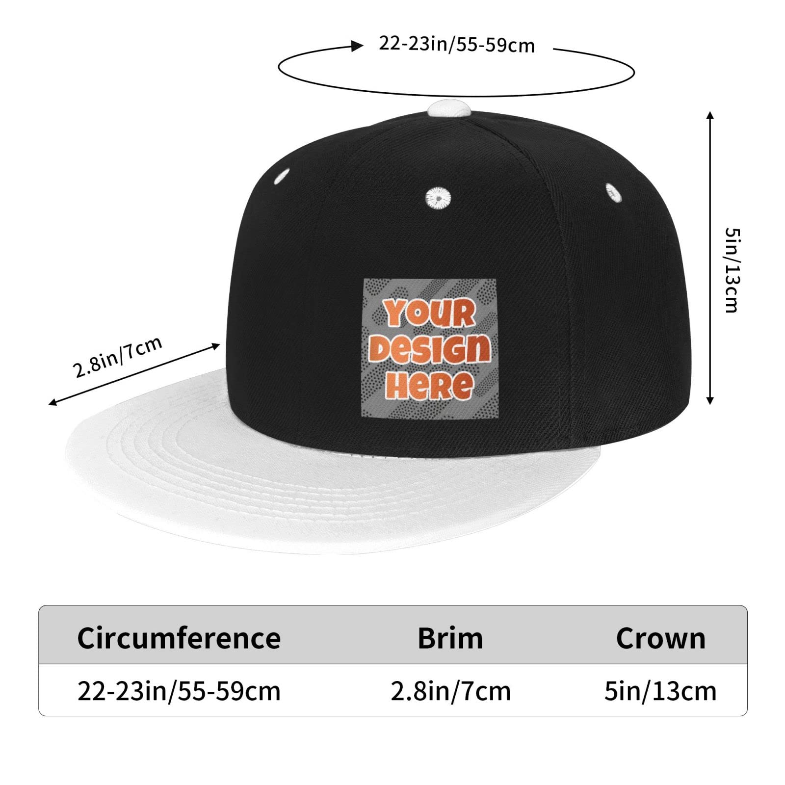Custom Personalized Trucker Hats for Men & Women - Add Your Own Picture, Text or Logo - Embroidered Adjustable Baseball Cap - Perfect for Sports, Outdoor Activities & Gifts
