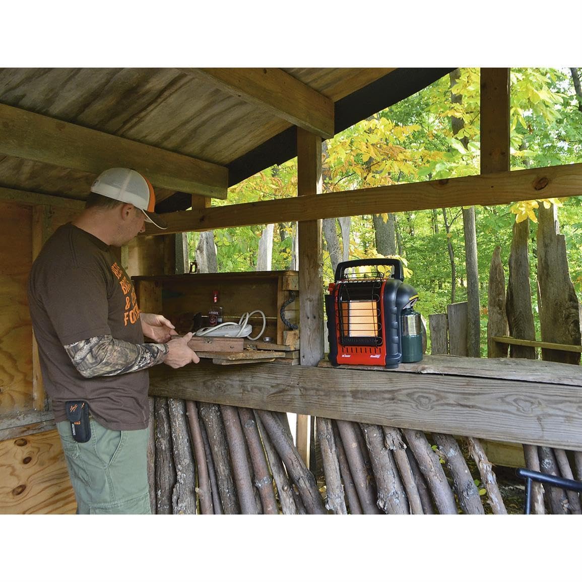 Mr. Heater F232000 Portable Buddy Heater (2-Pack) Bundle - Indoor/Outdoor Safe Propane Space Heater for Camping, Garage & Emergency Use