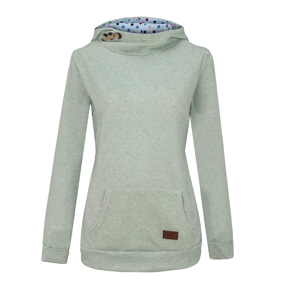 Women's Long Sleeve Casual Sweatshirt with Pocket - Soft Tunic Top for Leggings | Perfect for Yoga, Running & Everyday Wear