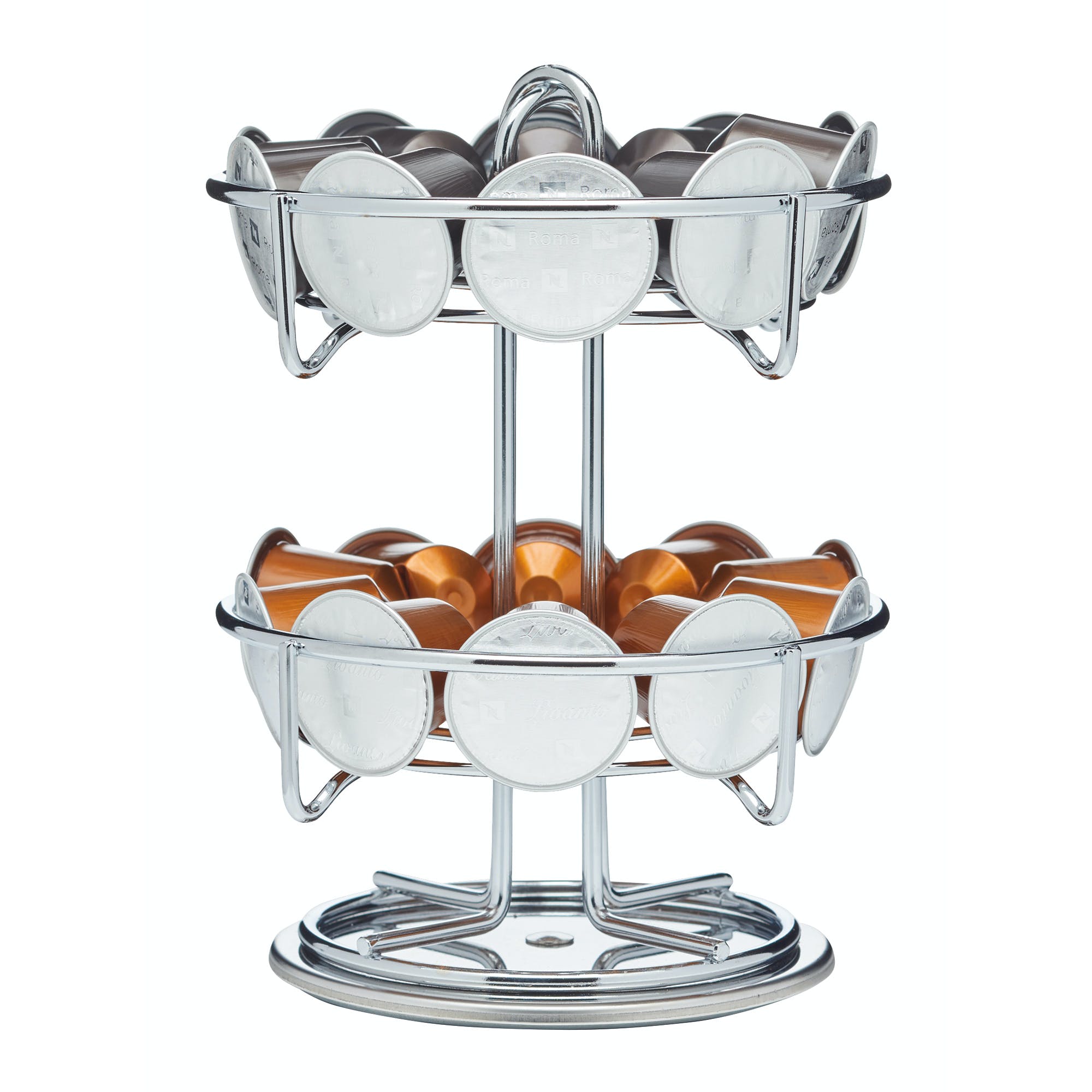 Le'Xpress Nespresso Coffee Pod Holder - Organizes 20 Capsules - Perfect for Kitchen Countertop & Office Coffee Station