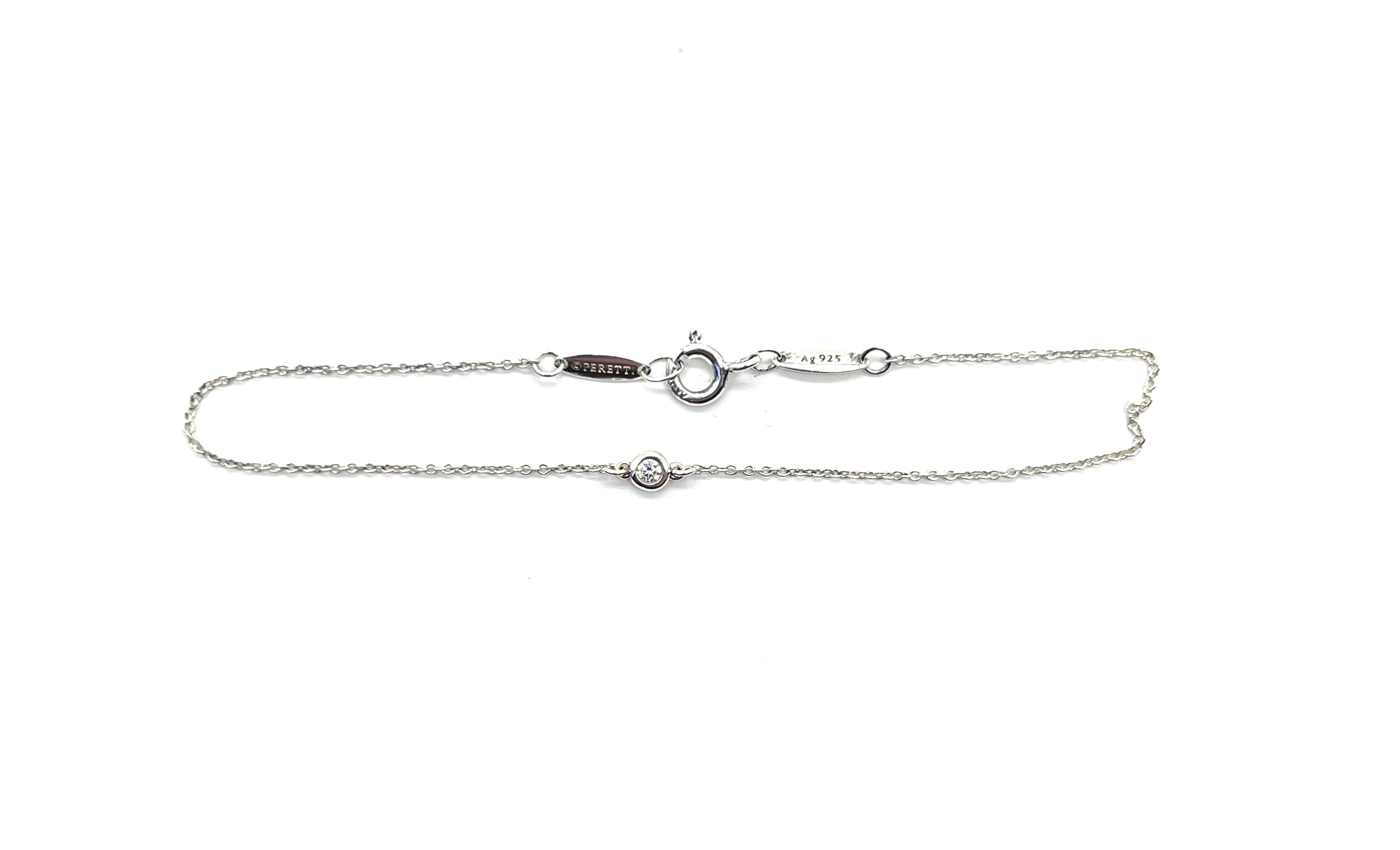 Sterling Silver Tiffany & Co Diamond Bracelet for Women - Elegant 925 Silver Jewelry Gift for Anniversary, Birthday & Valentine's Day
