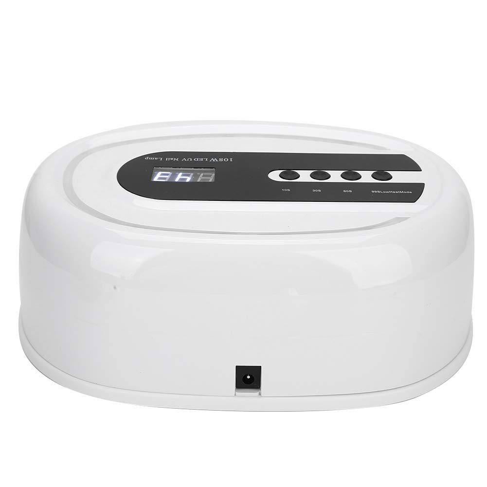 UBERSWEET® 108W Professional LED Gel Nail Lamp - Fast Curing UV/LED Nail Dryer for Home & Salon Use - Perfect for Gel Polish, Acrylic Nails & Nail Art - Compact Design with Timer Function