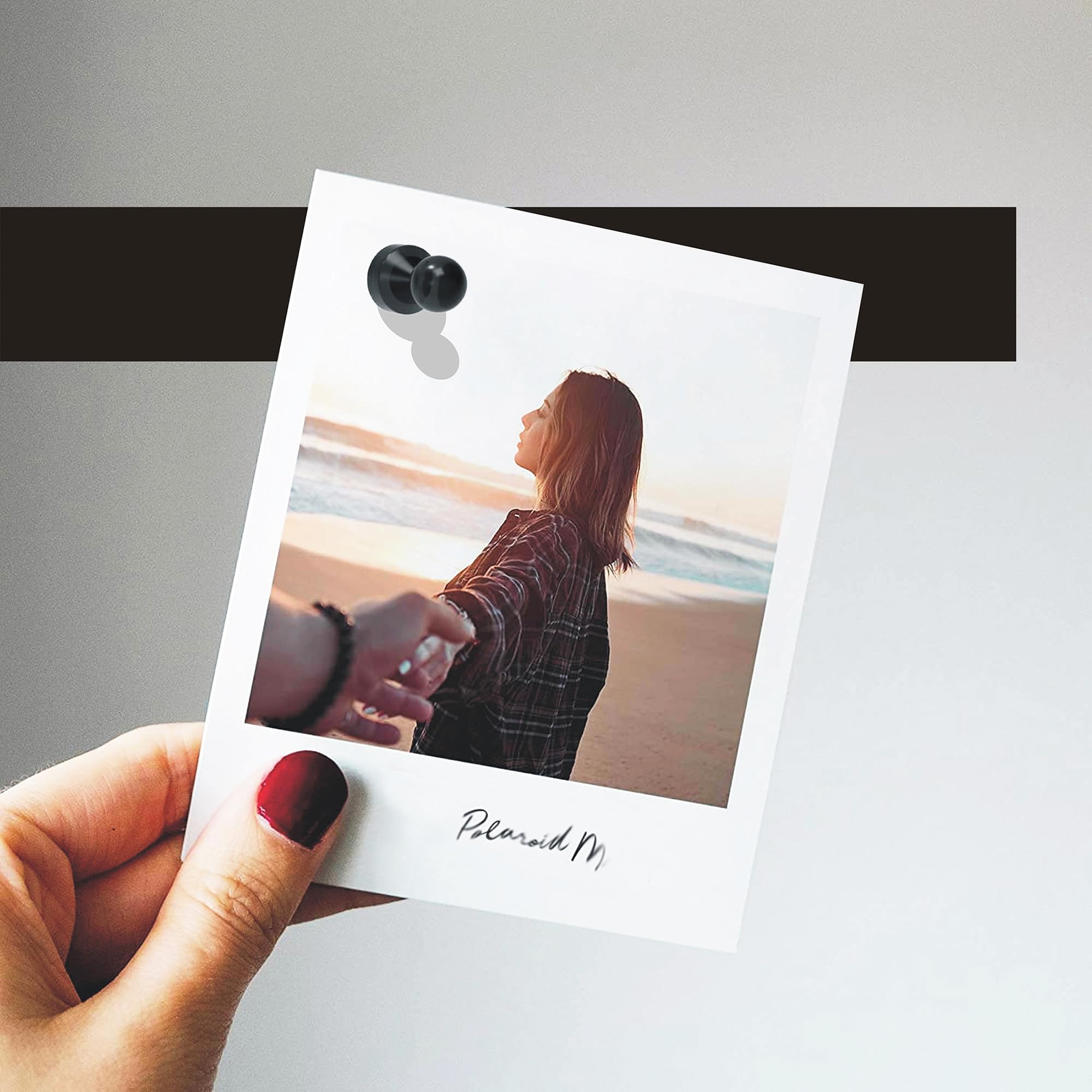 Magnetic Photo Frames - 6 Pack Wall Hanging Display for Home Decor