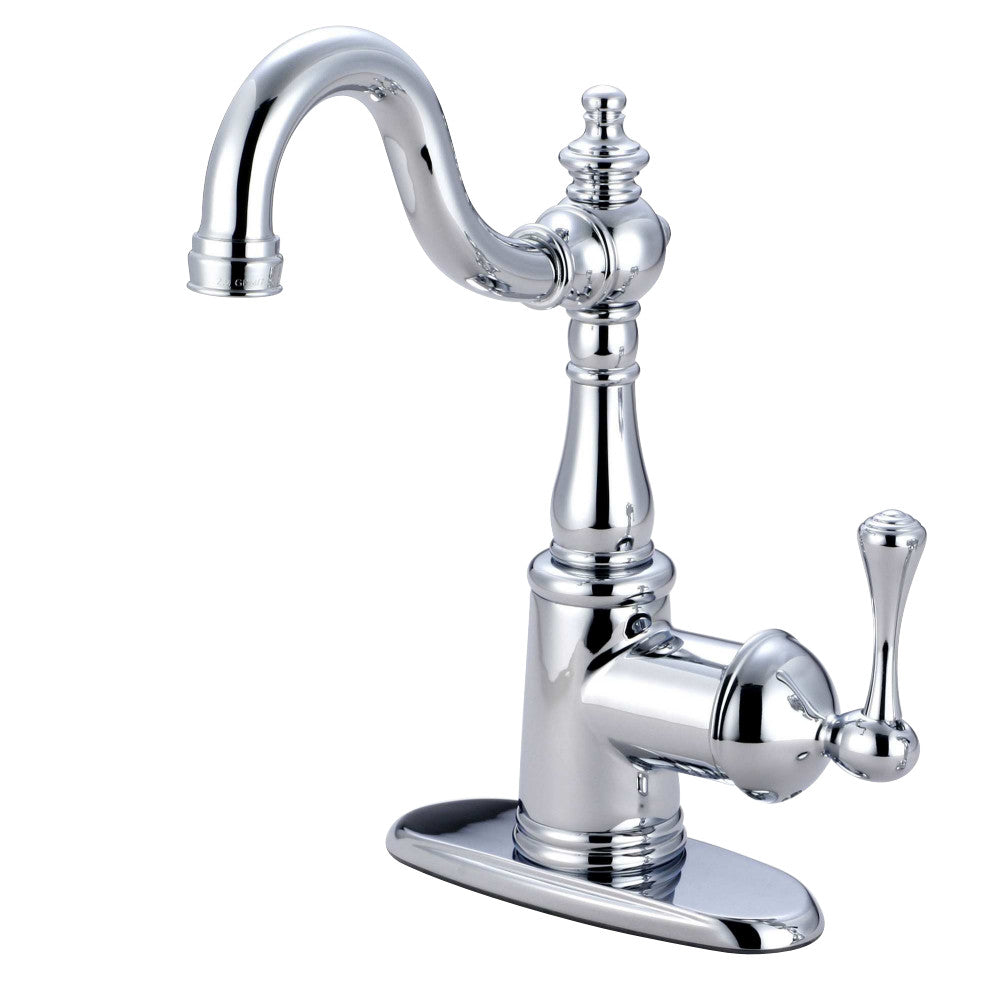 Vintage English Style Bar Faucet with Cover Plate - Perfect for Home Bar, Kitchen Sink, and Commercial Use