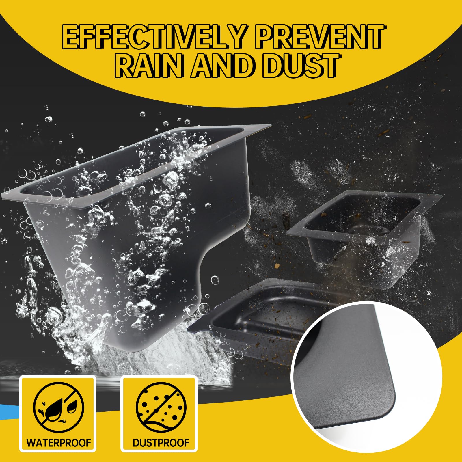 Underseat Storage Box for 2015-2021 Polaris Ranger 500/570 | Under Seat Organizer Bin with 50