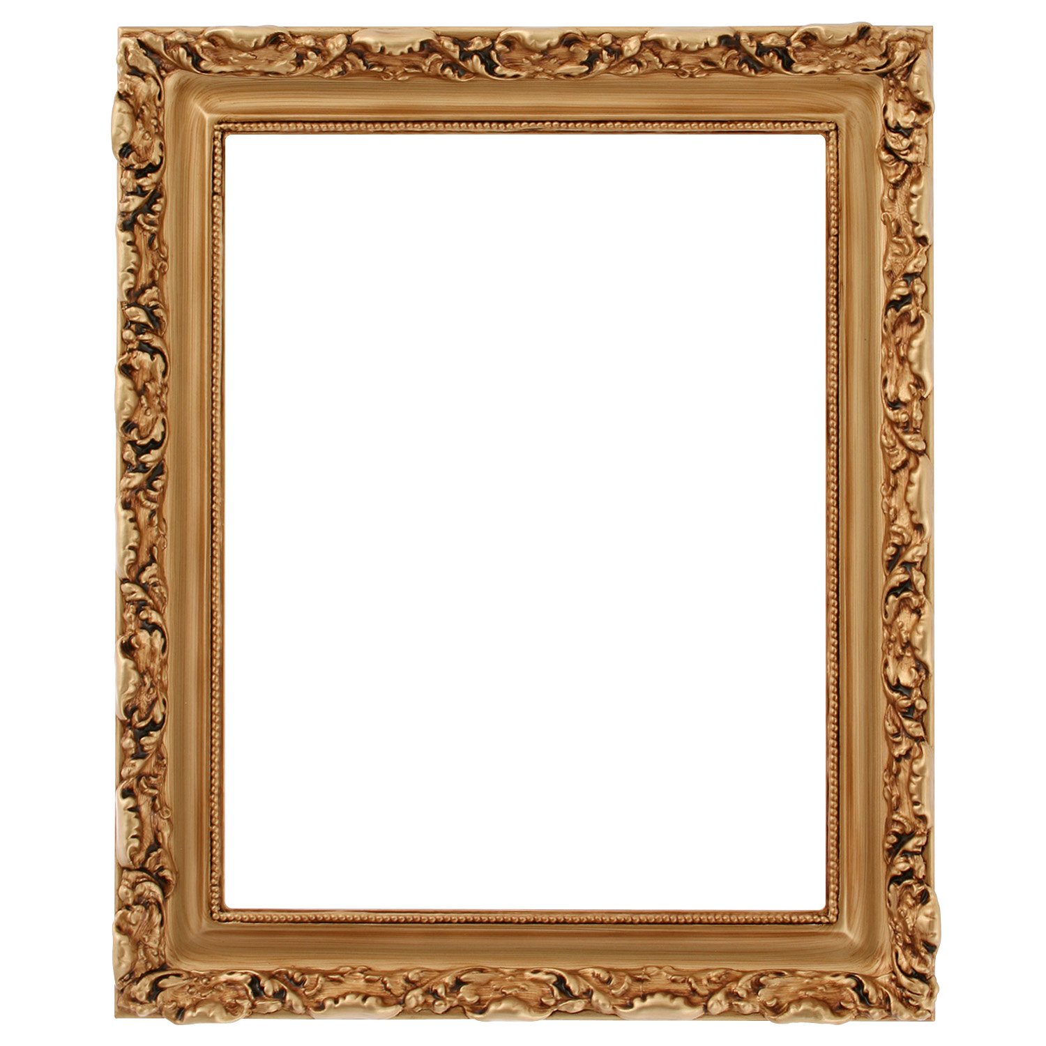 ArtToFrames 11x14 Inch Gold Rectangle Picture Frame with Flat Glass - Wall Mountable Photo Frame for Home Decor, Office, Gallery Display (602R1114GP)