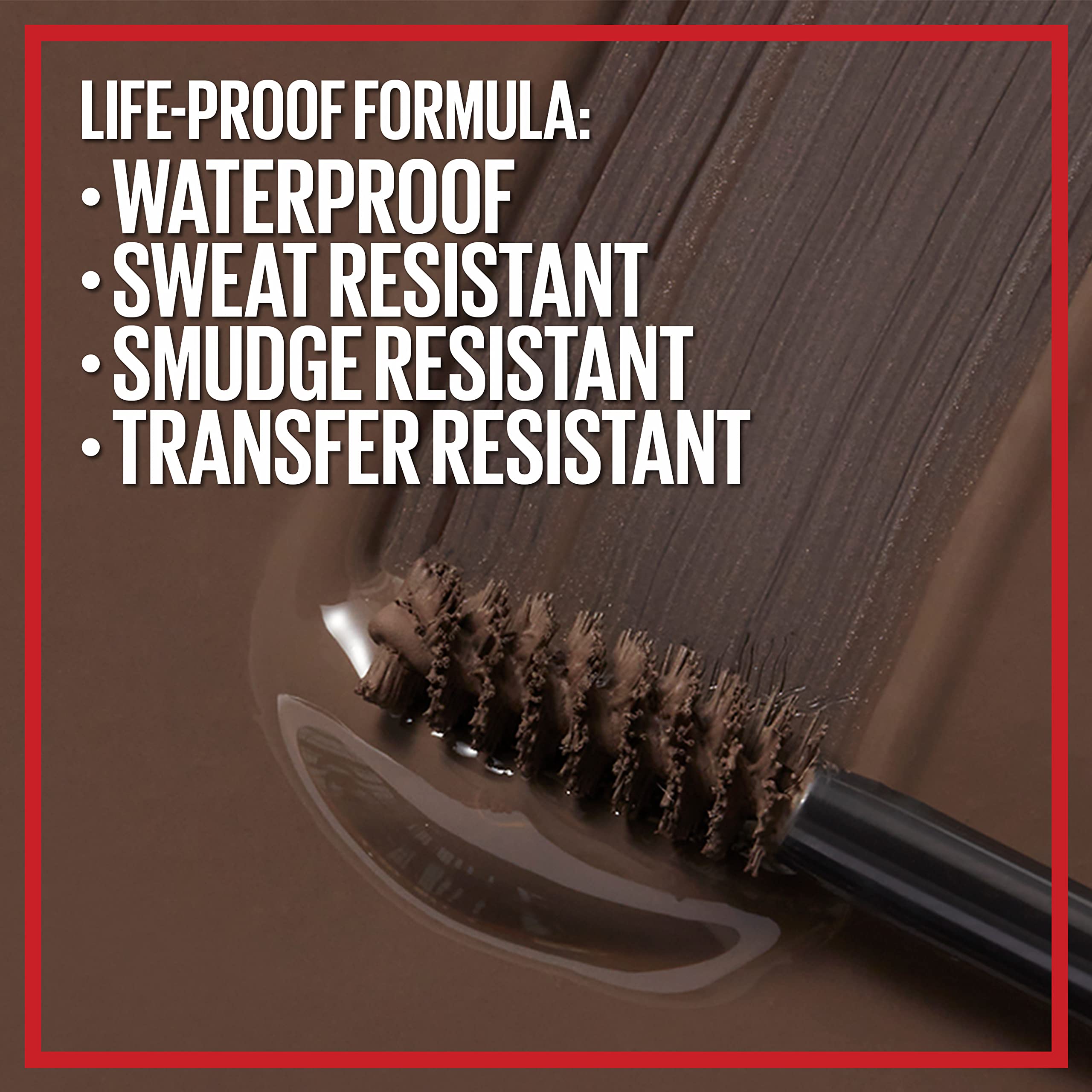 Maybelline Tattoo Studio Brow Styling Gel - Waterproof Eyebrow Makeup with 36HR Long Wear, Natural Soft Brown Shade (1 Count) | Perfect for Daily Use, Special Occasions & Gym Workouts