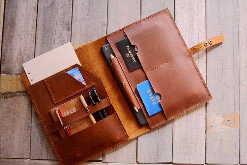 Premium Handmade Genuine Leather iPad Air Case - Slim Protective Cover for iPad Air 4th/5th Gen (2020/2022) | Perfect for Business, Travel & Everyday Use