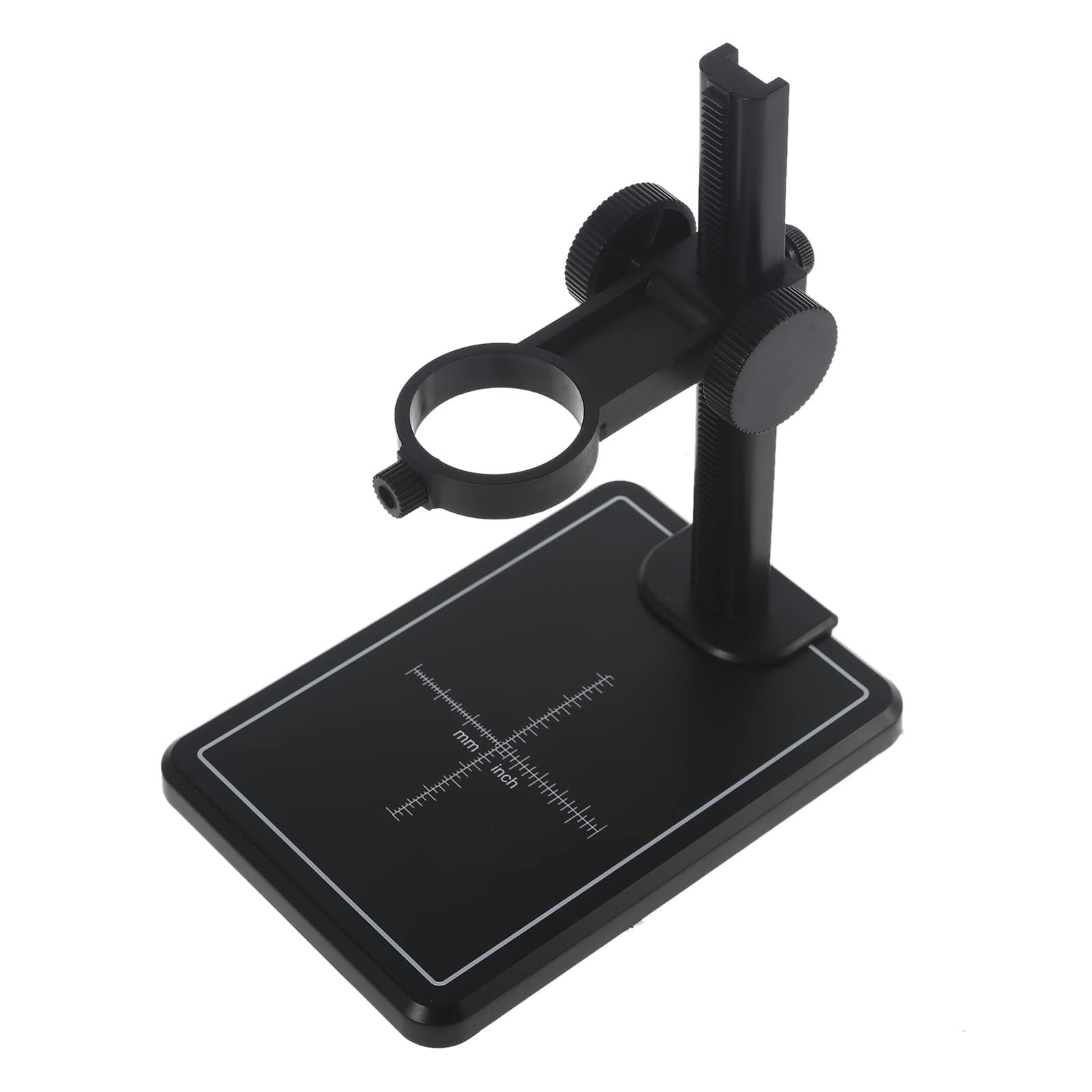 MONOJLY Adjustable Plastic Microscope Stand - Desktop Base Holder for USB Digital Microscopes & Magnifier Cameras | Perfect for Lab Research, Jewelry Inspection & Hobbyist Microscopy