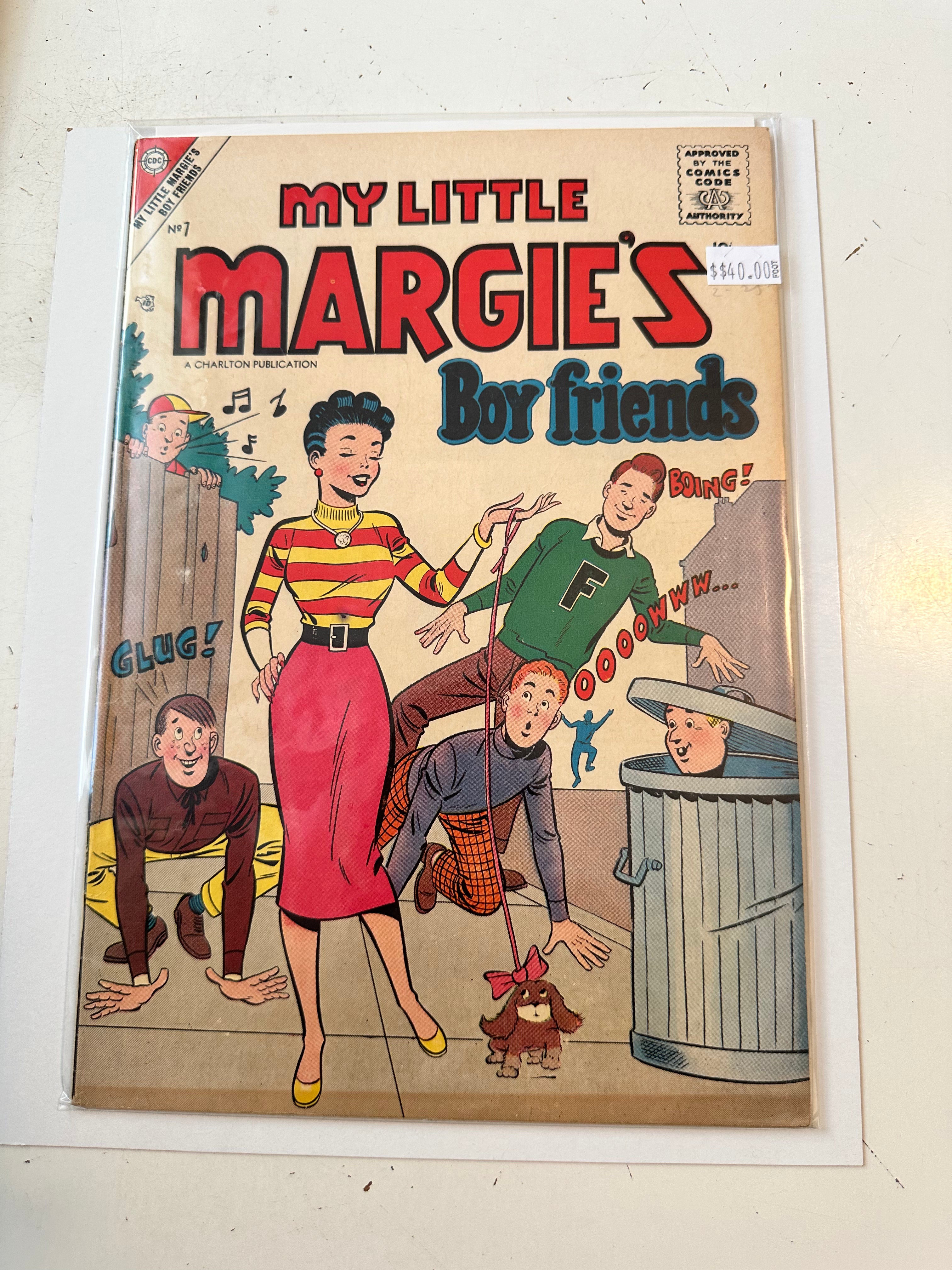 My Little Margie's Boy Friends #7 Vintage Comic Book 1955 - Collectible Golden Age Comic for Enthusiasts & Nostalgic Gift Idea