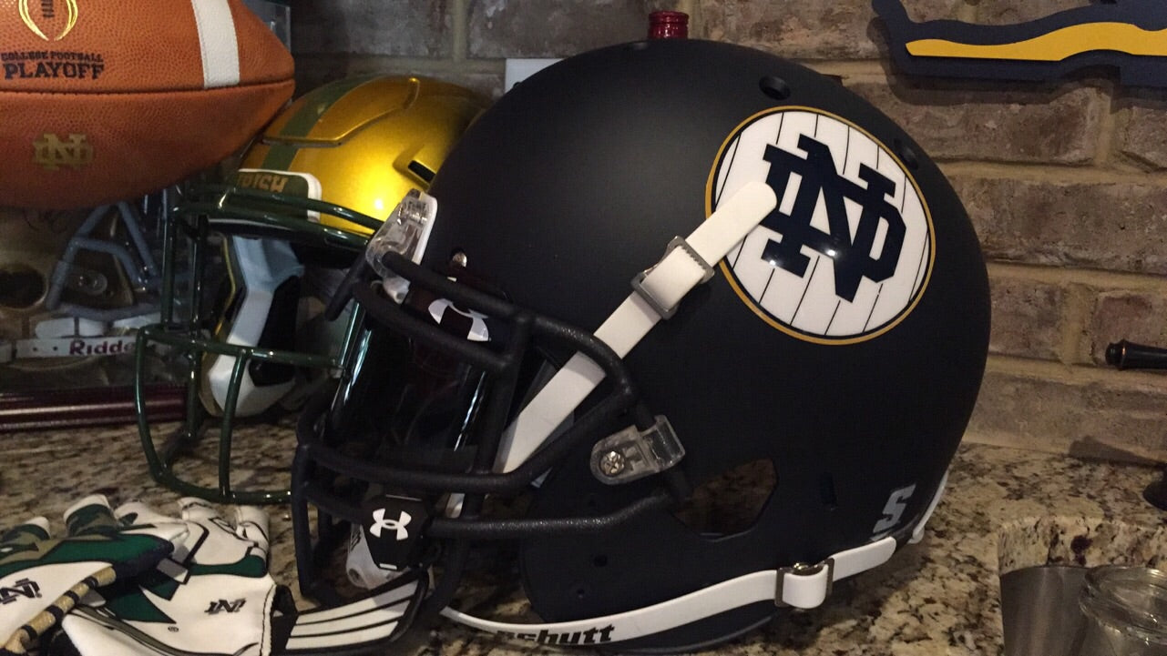 Authentic Schutt XP Notre Dame 2018 Shamrock Series Football Helmet - Official College Football Gear for Games, Collectors & Fans
