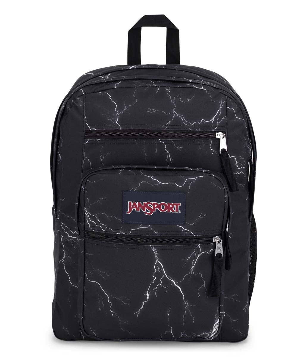 JanSport Big Student Backpack with Electric Bolts Design - Durable School Backpack for College & High School Students - Perfect for Books, Laptop & Everyday Use