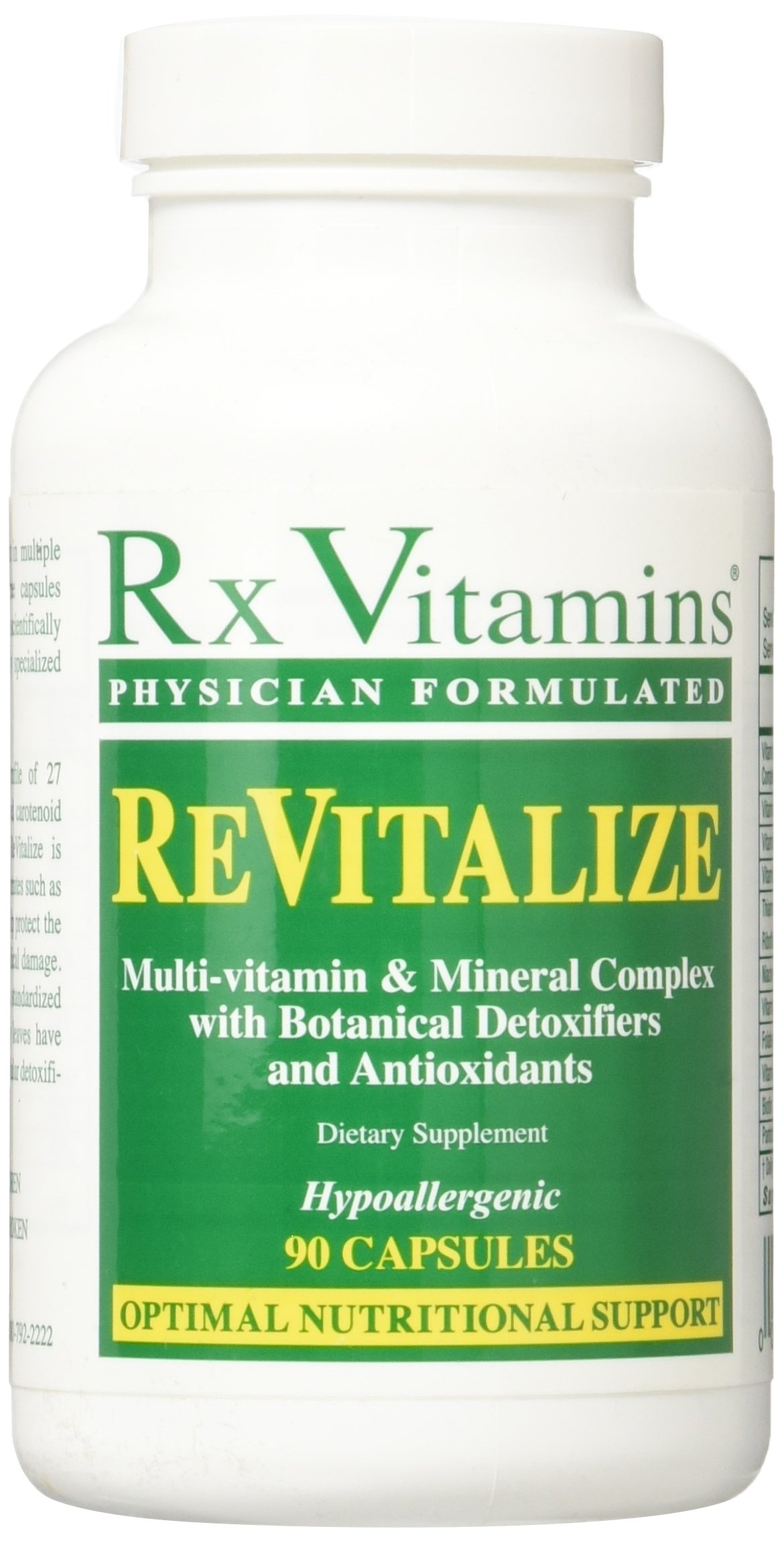 RX Vitamins Revitalize Capsules - 90 Count for Energy Boost & Immune Support | Daily Supplement for Adults, Active Lifestyle & Wellness