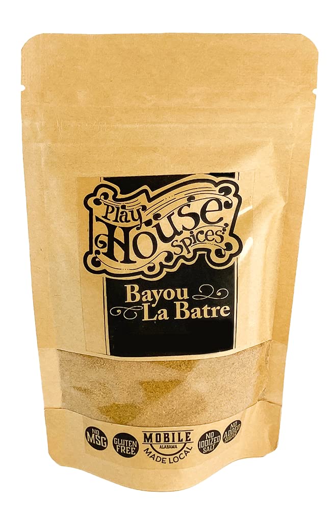Play House Spices Bayou La Batré - All Natural Seasoning Blend | MSG-Free Cajun Spice Mix for Seafood, Gumbo & Southern Cooking | Perfect for Home Chefs & Authentic Louisiana Recipes