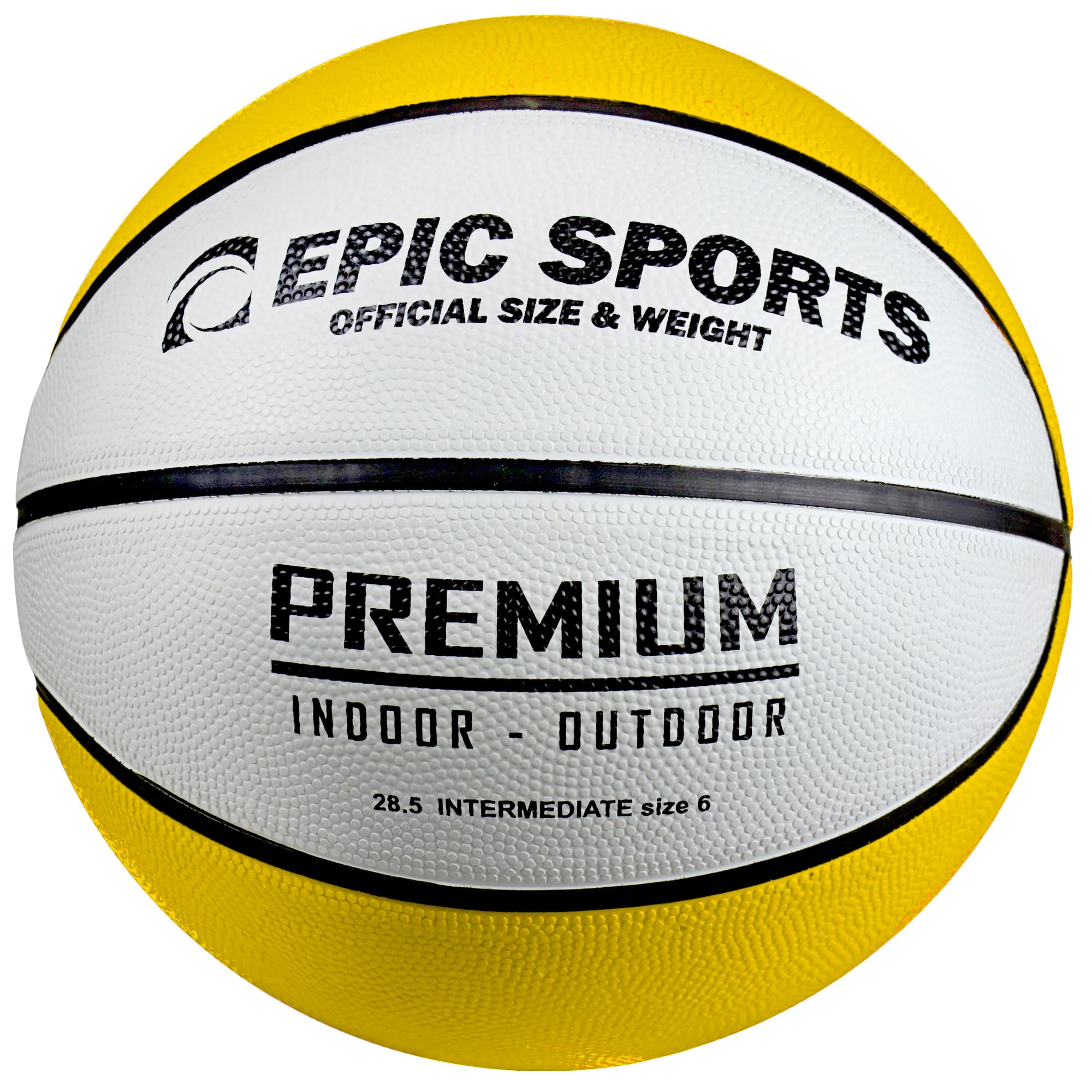 Premium Multi-Color Rubber Basketball for Outdoor & Indoor Play