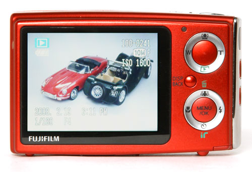 Fujifilm FinePix Z20FD 12MP Digital Camera with 3x Optical Zoom - Compact & Stylish Red Design for Travel, Parties & Everyday Photography
