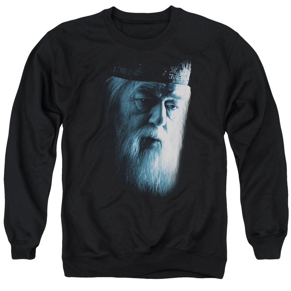 Harry Potter Dumbledore Unisex Crewneck Sweatshirt | Adult Pullover Hoodie for Men & Women | Perfect for Halloween Costumes & Wizarding World Cosplay