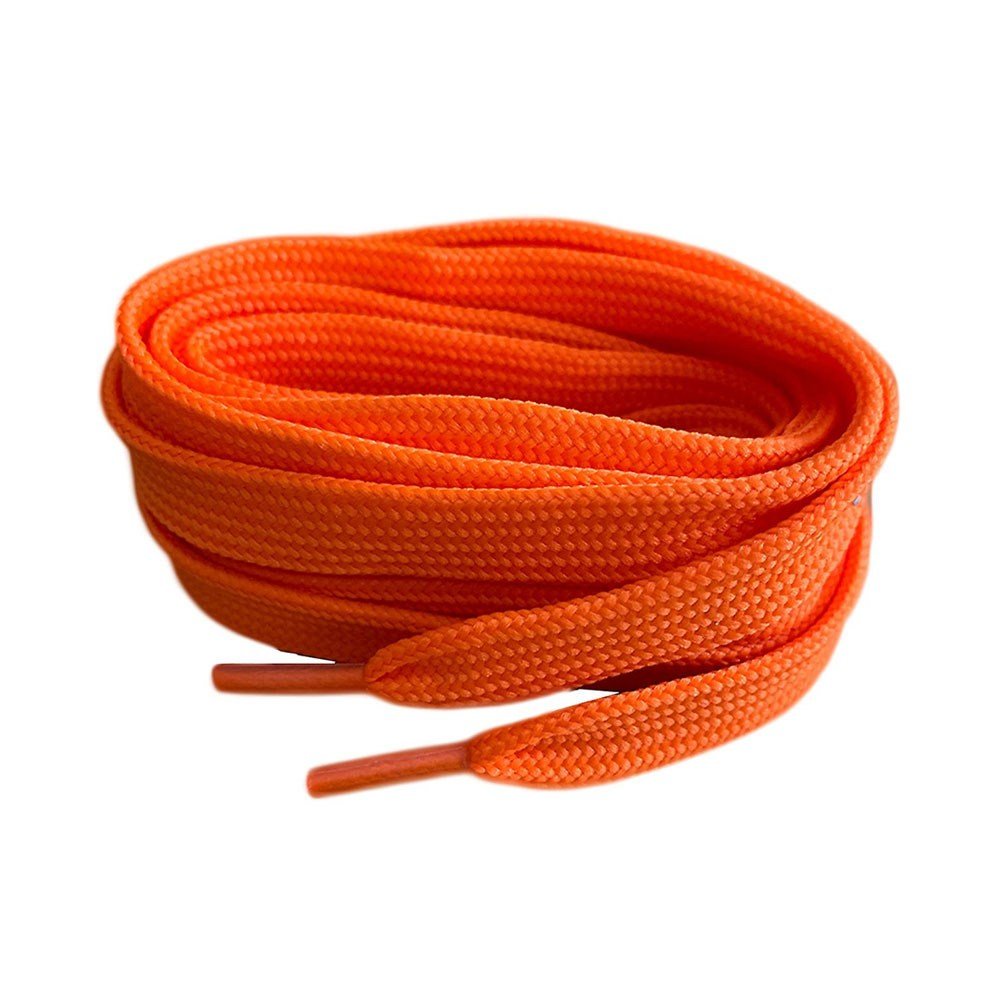 High-Visibility Neon Orange Rugby Boot Laces 110cm - Durable Shoelaces for Rugby Cleats & Soccer Shoes - Perfect for Night Games & Low-Light Conditions