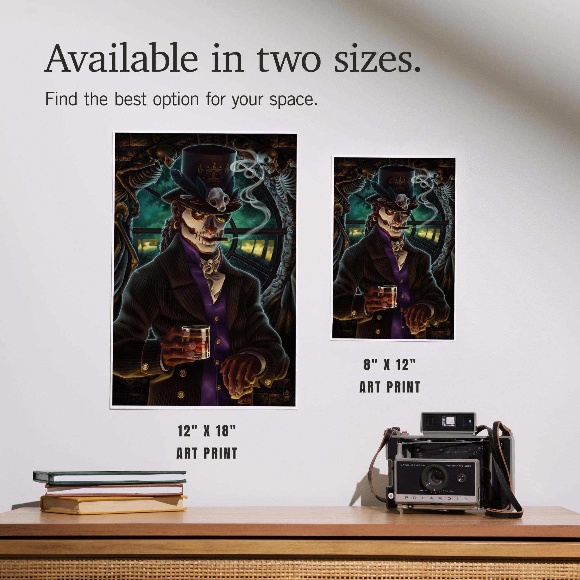 Lantern Press 12x18 Inch Voodoo Art Print - Framed Wall Decor for Living Room, Bedroom & Office | Gothic Home Decoration & Unique Gift Idea