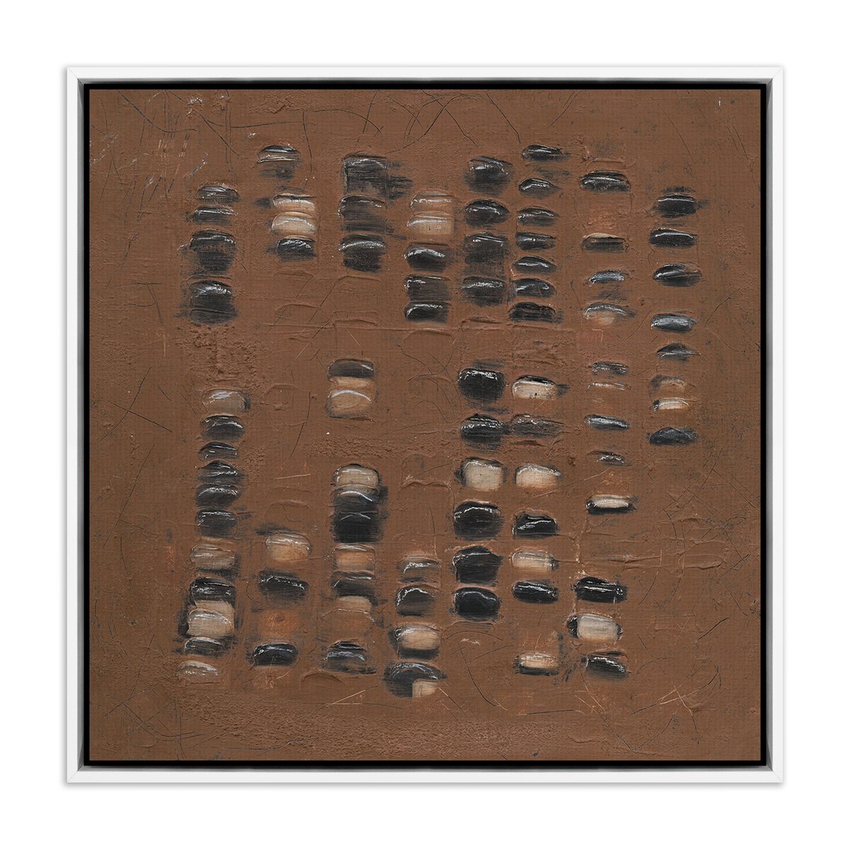 Jamie Beckwith Adobe 32x32 White Maple Wall Art - Modern Home Decor for Living Room, Bedroom & Office