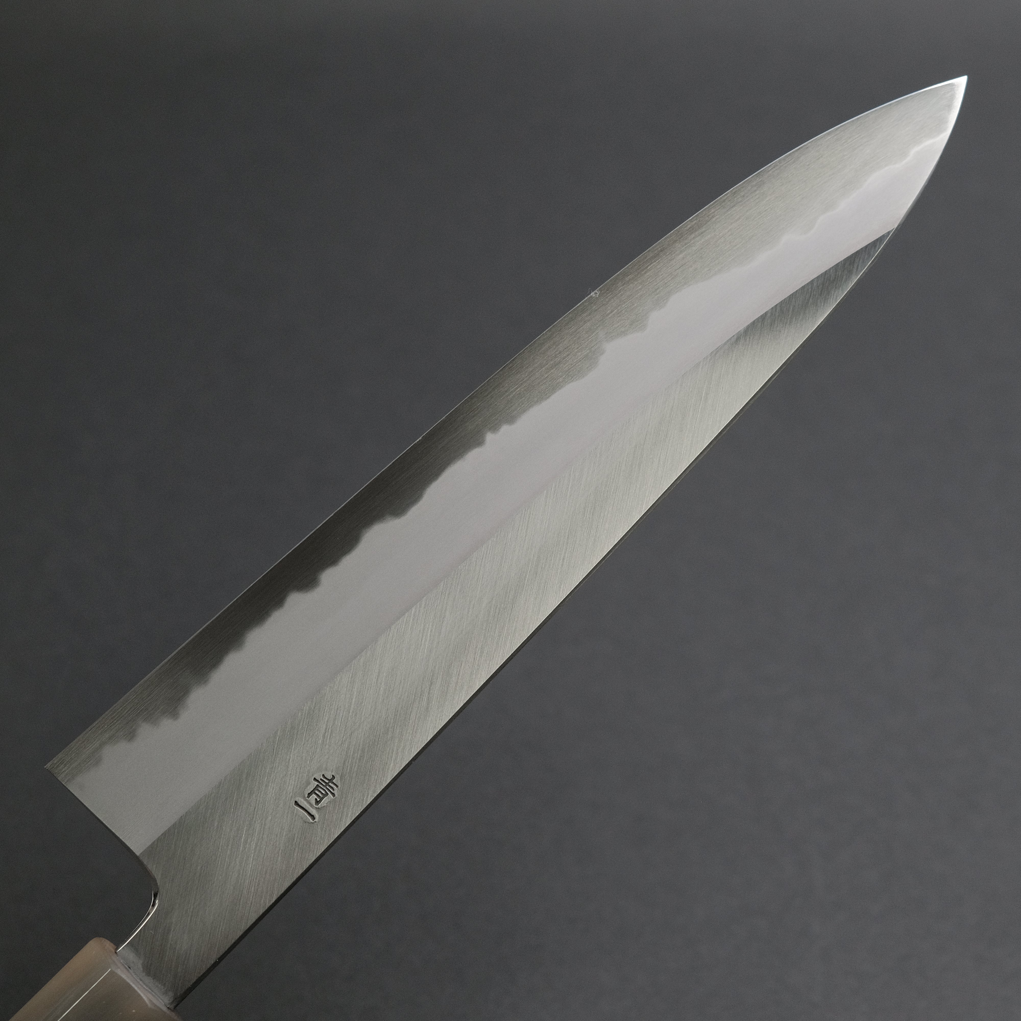Hitohira Tanaka Kyuzo Blue #1 Migaki Gyuto 240mm Japanese Chef Knife - Taihei Makassar Ebony Handle - Perfect for Sushi, Meat Slicing & Professional Kitchen Use