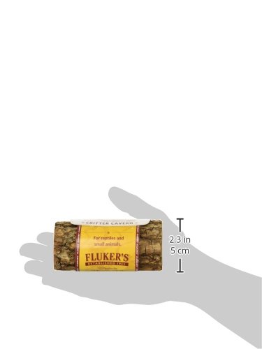 Fluker's Small Critter Cavern Reptile Hideout - Natural Habitat Shelter for Lizards, Snakes & Small Pets - Perfect for Terrariums & Enclosures
