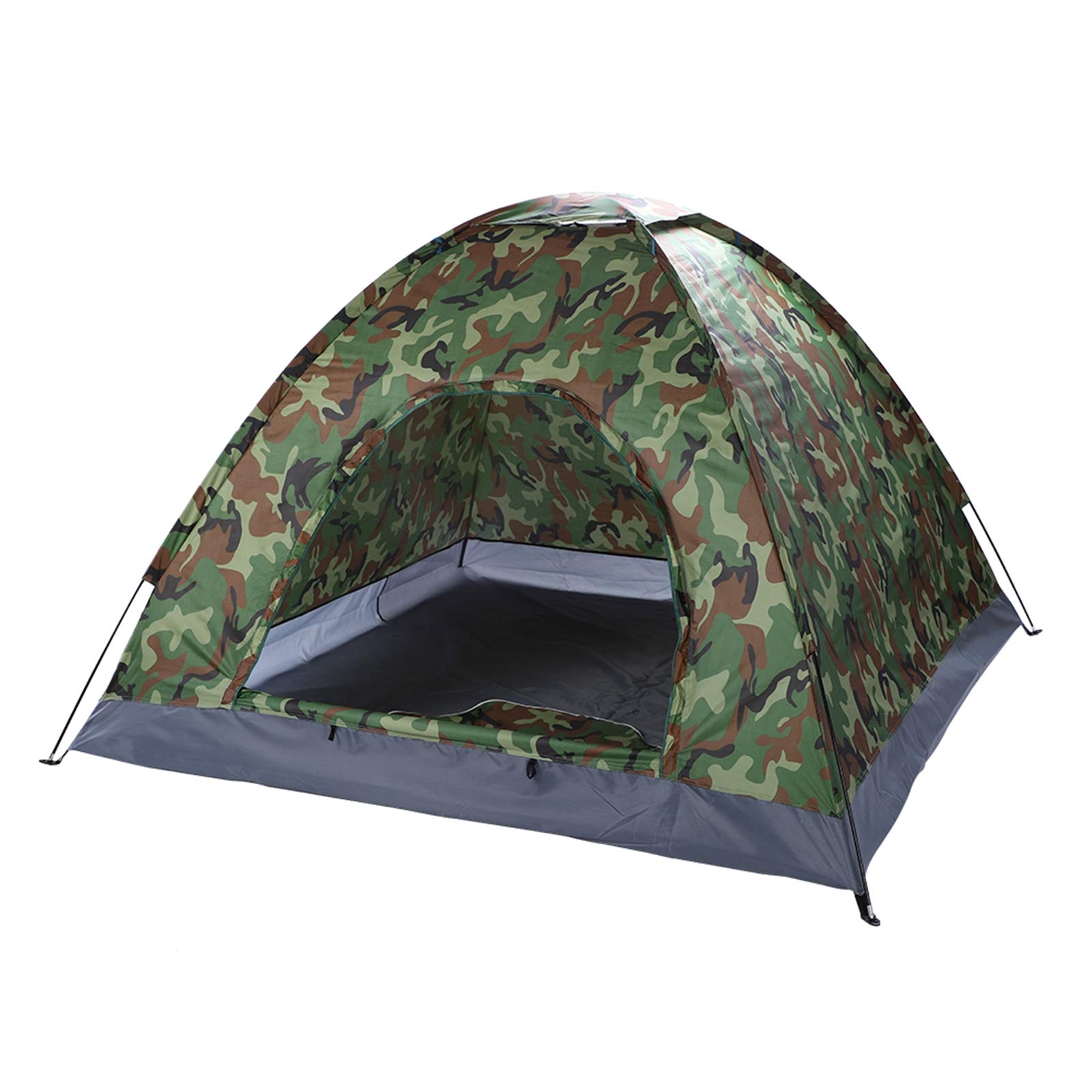 3-4 Person Waterproof Camo Tent for Camping, Hiking & Beach