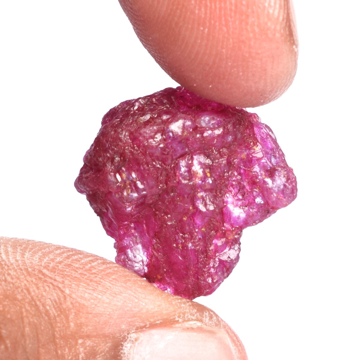 17.50 Ct Natural Uncut Rough Red Ruby Gemstone - EGL Certified Healing Crystal for Meditation, Jewelry Making & Energy Work (DP-233)