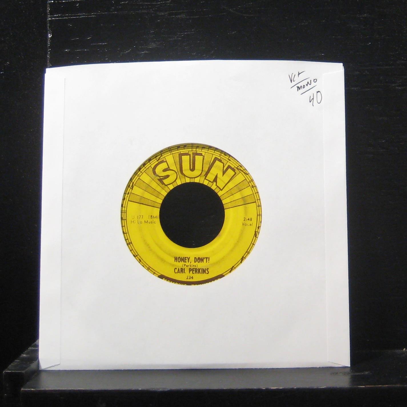 Carl Perkins - Blue Suede Shoes / Honey, Don't - Vintage 7