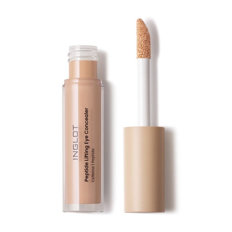 Best Inglot Peptide Lifting Eye Concealer for Dark Circles & Wrinkles - Brightening Under Eye Treatment for Mature Skin - Perfect for Daily Makeup & Professional Use