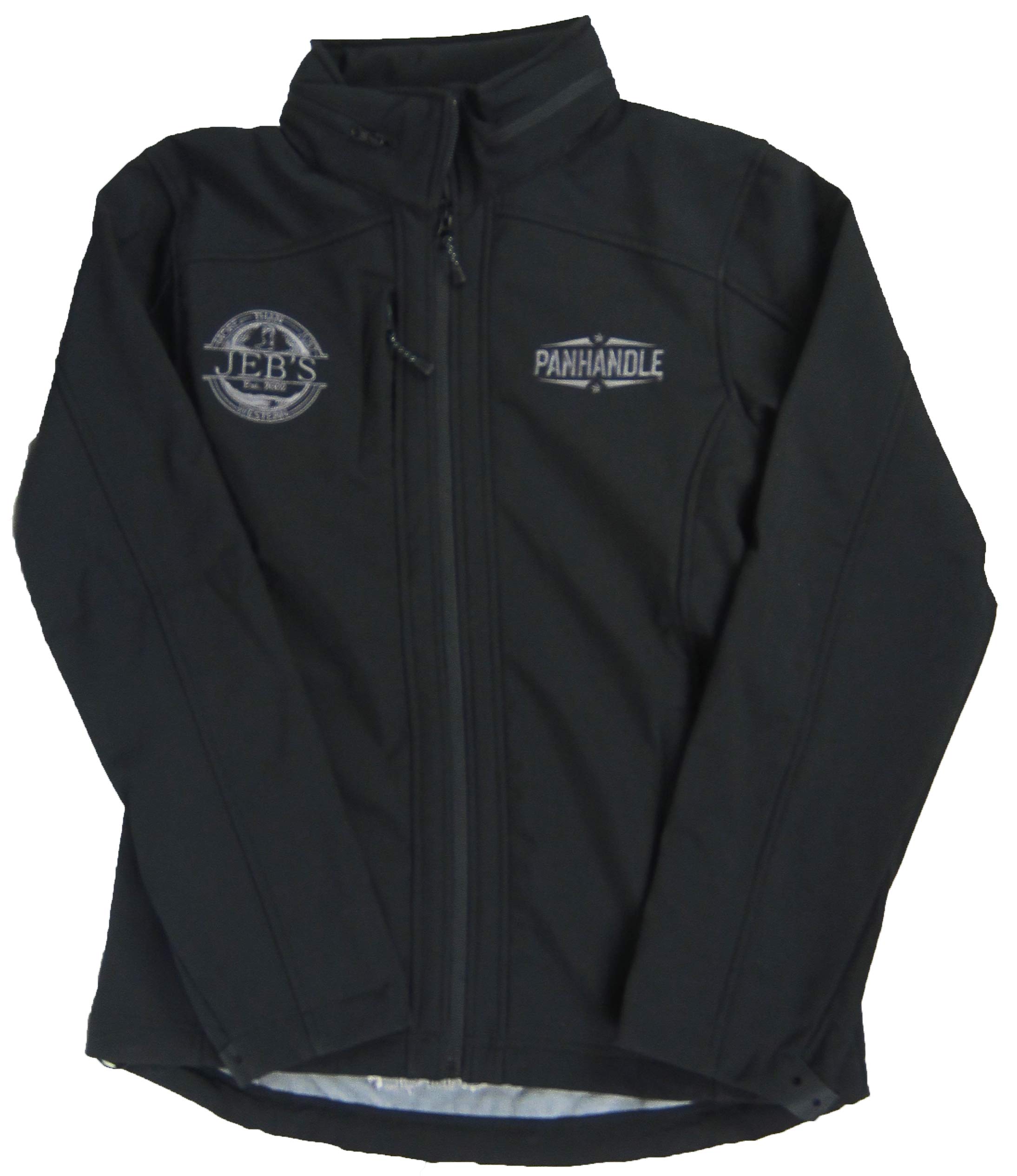 Jeb's Women's Performance Soft Shell Jacket - Waterproof Windproof Lightweight Outdoor Jacket for Hiking, Running & Winter Sports (Black)