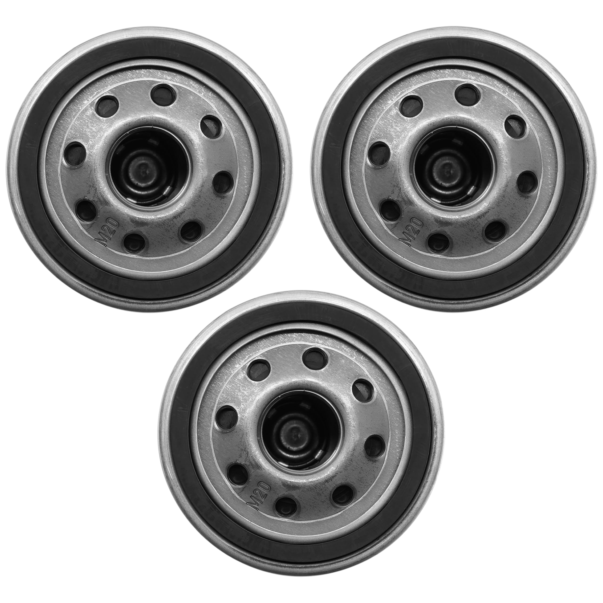 Caltric 3 Pack Oil Filter Compatible with Polaris Ranger RZR 4 800 Edition 760 (2010-2012) - High Performance Replacement Oil Filters for Off-Road ATV & UTV Maintenance
