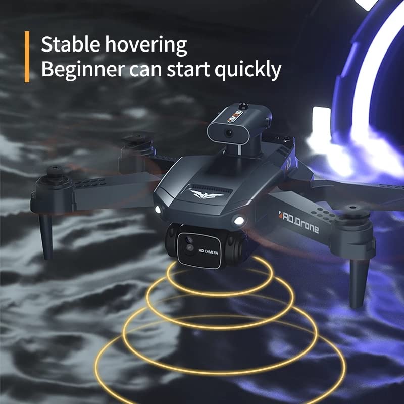 H106 4K HD Camera RC Drone with Obstacle Avoidance, Foldable Quadcopter for Adults - High Speed 360° Flips, Optical Flow Positioning, Headless Mode & One Key Return - Perfect for Aerial Photography, Travel Vlogging and Outdoor Adventure