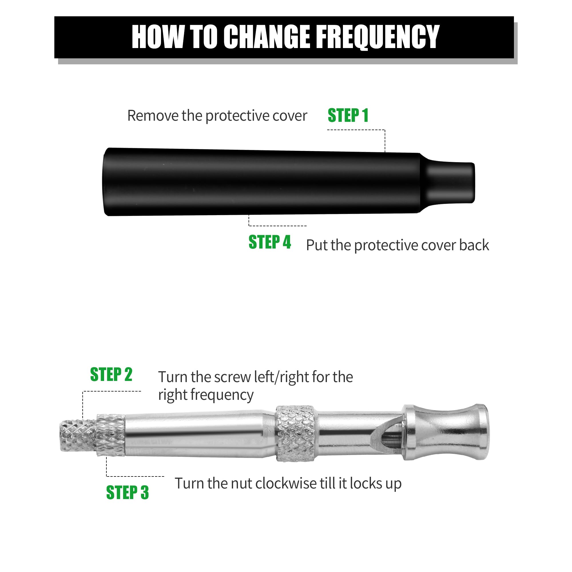 Adjustable Ultrasonic Silent Dog Whistle 2-Pack - Stop Barking & Train Dogs Effectively - Perfect for Neighbor Complaints & Professional Dog Training