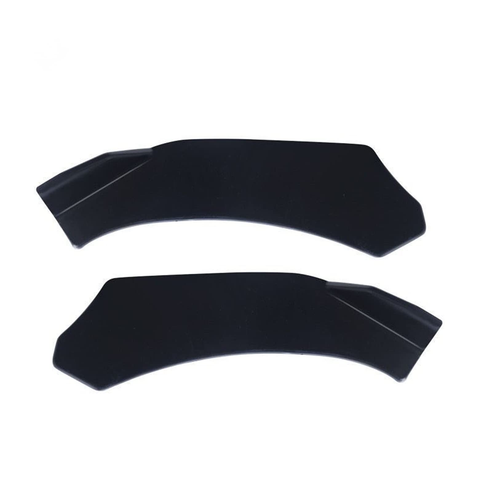 Universal Glossy Black Car Front Bumper Lip Splitter Spoiler - Pair for BMW, Benz, Honda Civic & Accord - Exterior Accessories for Enhanced Style & Aerodynamics - Perfect for Street Racing & Car Shows