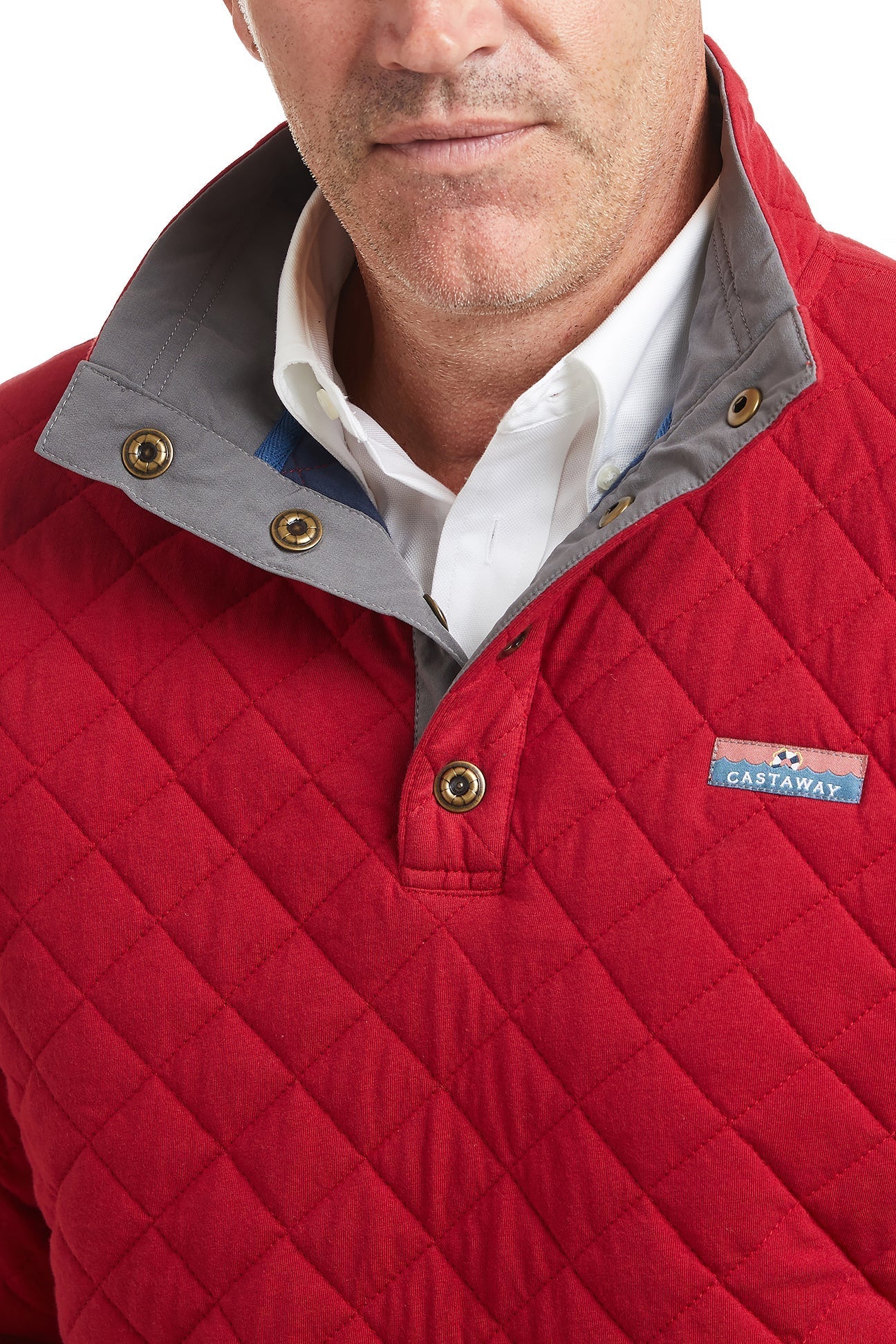 Cross Rip Quilted Sweatshirt for Men & Women - Regatta Red Color - Cozy Fall & Winter Pullover for Outdoor Activities