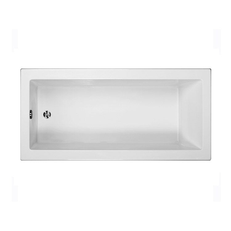 Elite Standard Andrea 5 Air Tub - 66 x 36 Inch Drop-In Whirlpool Bathtub with White Rectangle Acrylic CXL Design (90 Gallons, 20 1/4 Inch Depth) - Perfect for Luxury Bathrooms, Spa Retreats & Relaxation