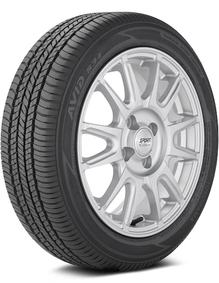 Yokohama Avid S34Fa 77V 175/55R15 All-Season Performance Tire - Perfect for Sedans, Coupes & Compact Cars on Highways & City Roads
