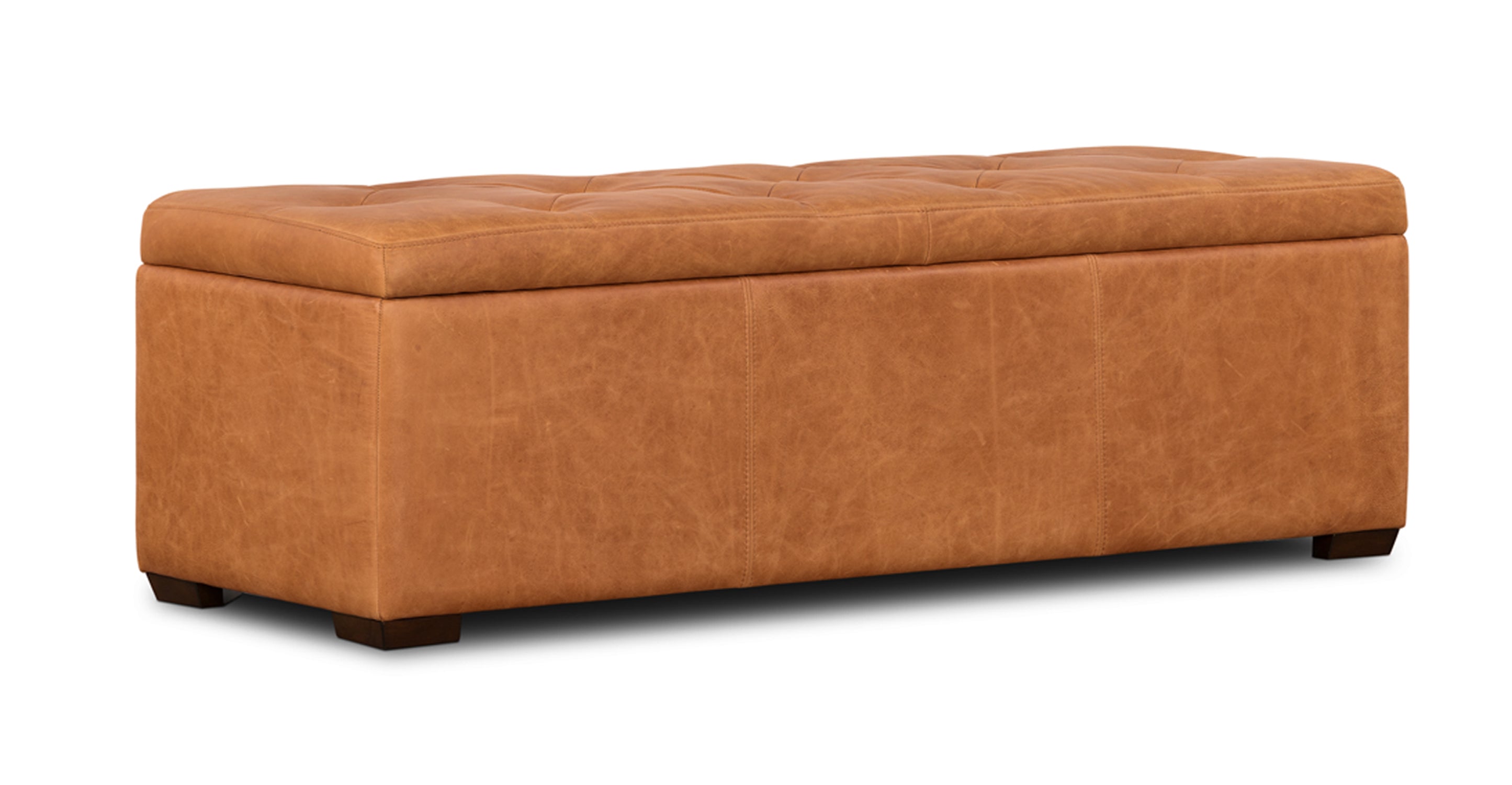 Senja Storage Ottoman Bench with Lift Top - Extra Seating & Hidden Storage for Living Room, Bedroom, Entryway - Perfect for Small Spaces & Home Organization